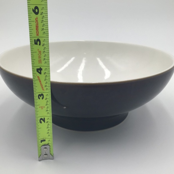 Denby Storm (retired) Stoneware Purple Serving Bowl Dish - Picture 7 of 8